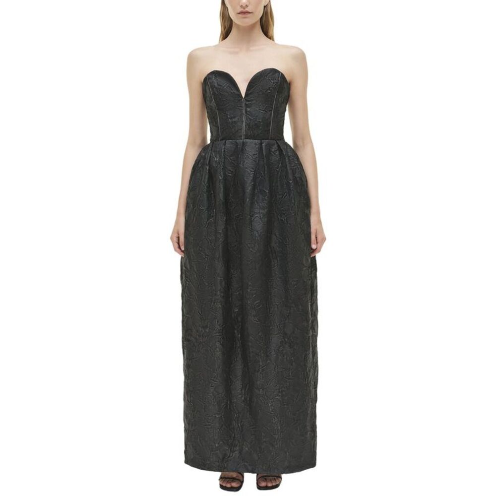 Simkhai Womens  Adeena Bustier Gown, Black
